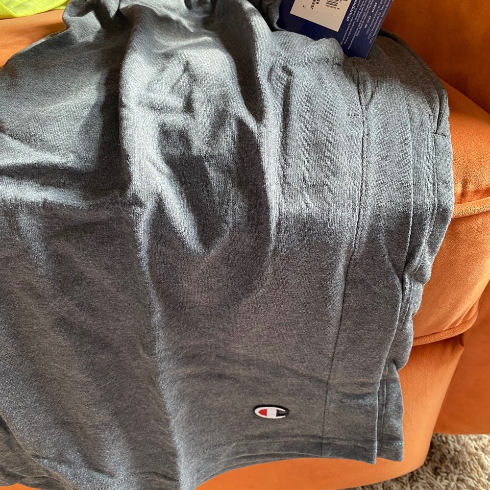 NWT Mens Champion shorts/granite/ Large